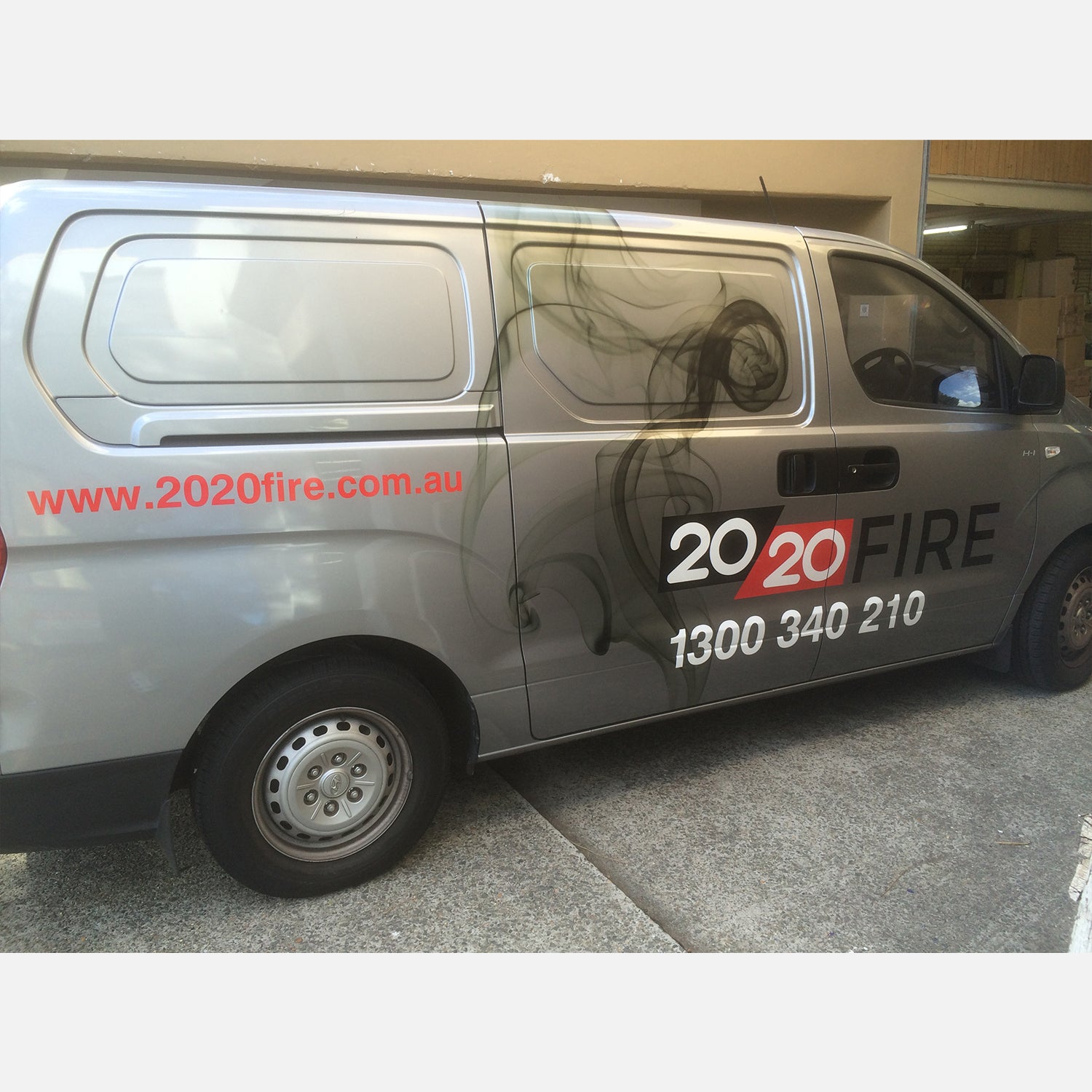 Look Design custom branded vehicle full wraps on a van