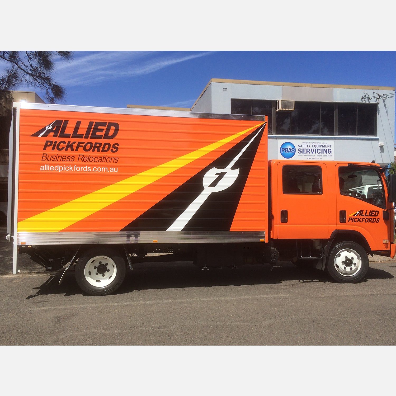 Look Design custom branded vehicle full wraps on a truck