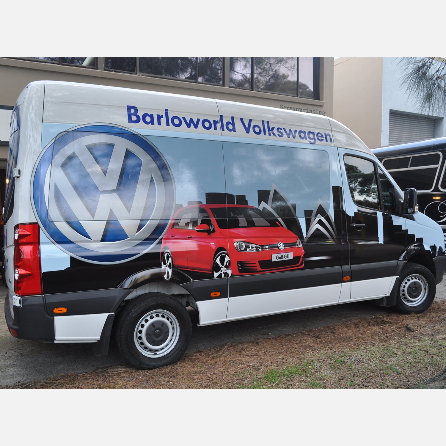 Look Design custom branded vehicle full wraps on a van