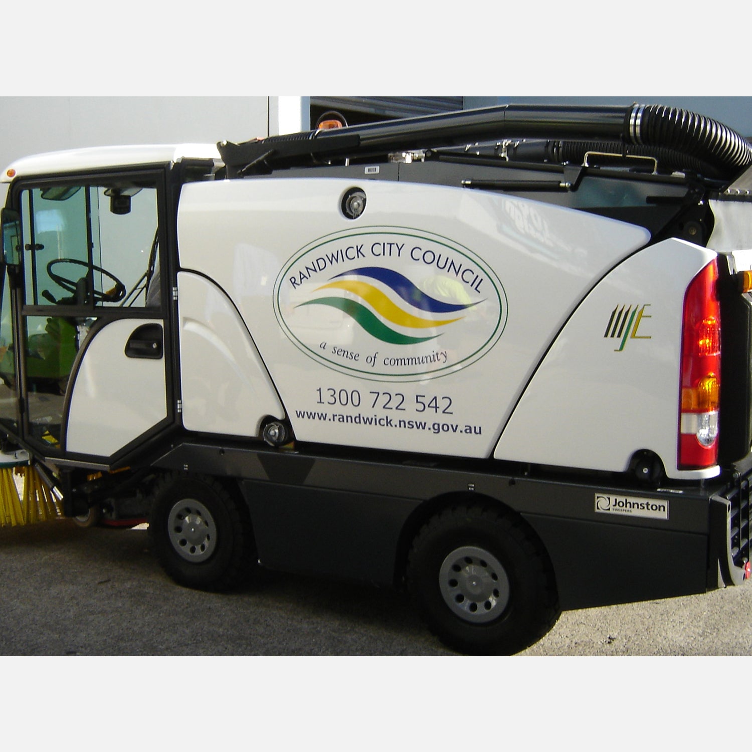 Look Design custom branded vehicle signage on a white truck